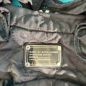 Marc by Marc Jacobs Black Quilted Outerwear